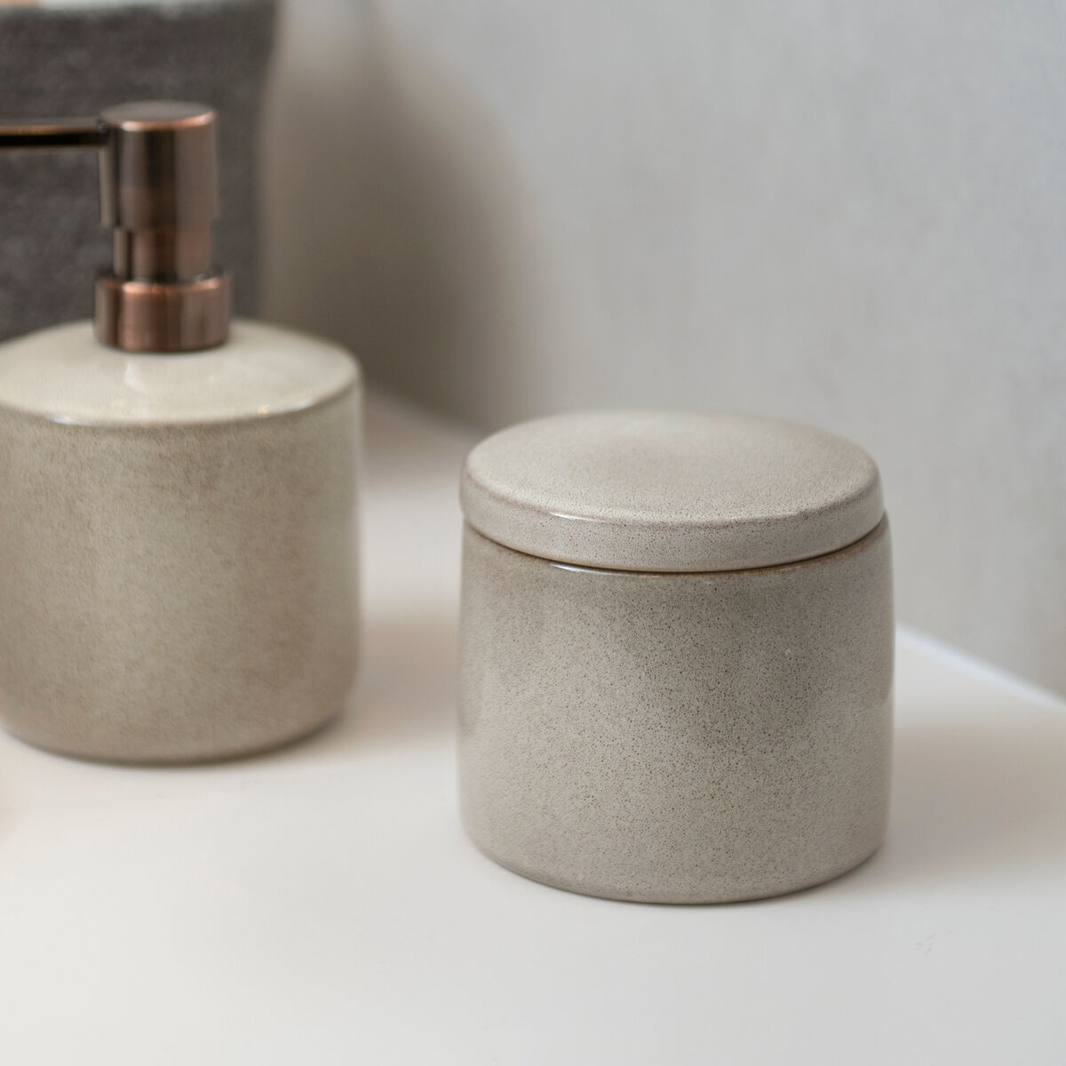 Fanni K Luode pumpulipurkki beige